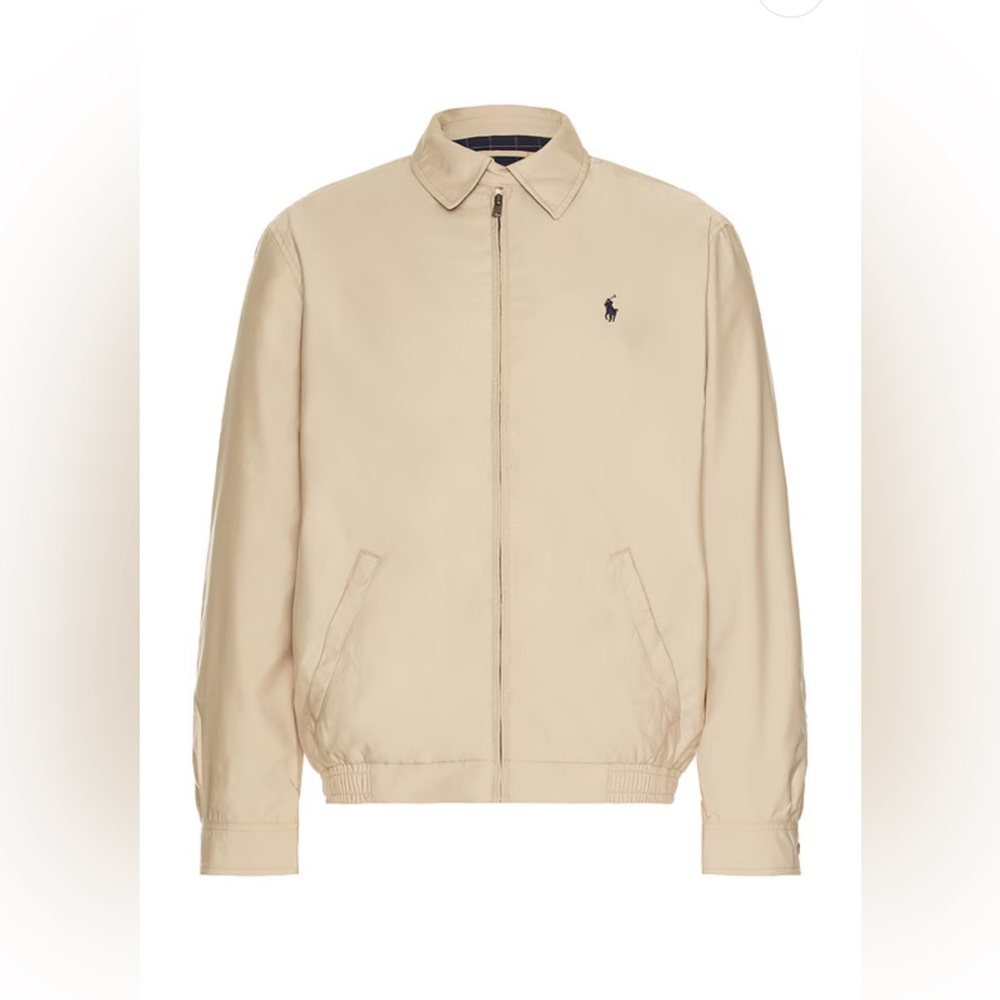Bi-Swing Windbreaker Jacket in Khaki Uniform Polo Ralph Lauren